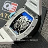 Richard Mille RM055 yas Marina circuit Carbon White rubber strap Super Clone