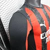 2025/2026 Long Sleeve Player Version AC Milan Home Football Shirt 1:1 Thai Quality