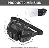 Taktische G&uuml;rteltasche Sport H&uuml;fttasche Molle Bauchtasche Wasserabweisend mit Rei&szlig;verschluss f&uuml;r Outdoor Laufen Reise Wandern Radfahren Camping Klettern