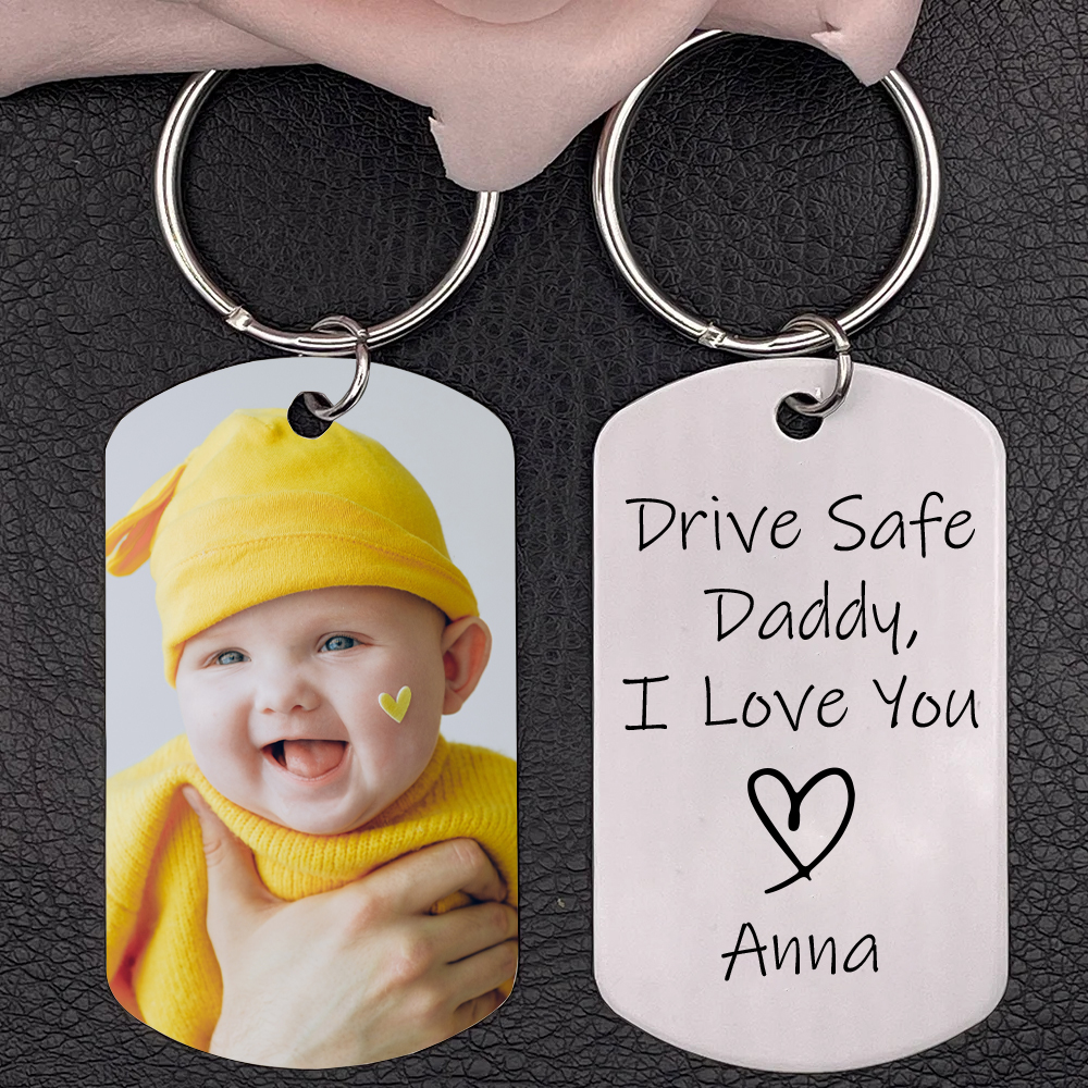 personalized-photo-keychain-gift-for-dad-drive-safe-daddy-i-love-you