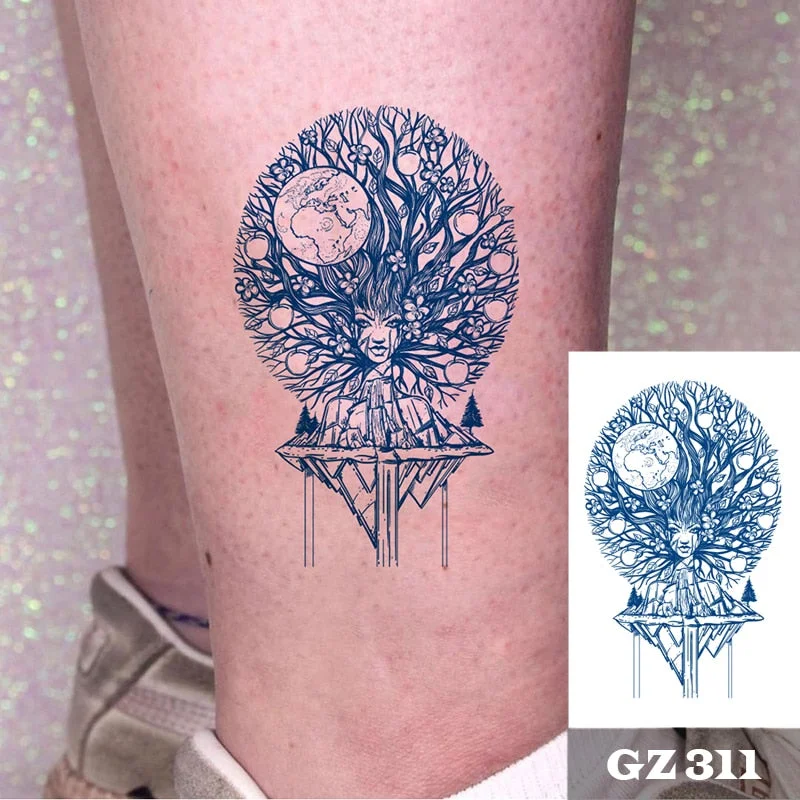 Premium Semi-Permanent Tattoos for Women Men Realistic and Long Lasting 1-2 Weeks,Temporary Tattoos Stickers