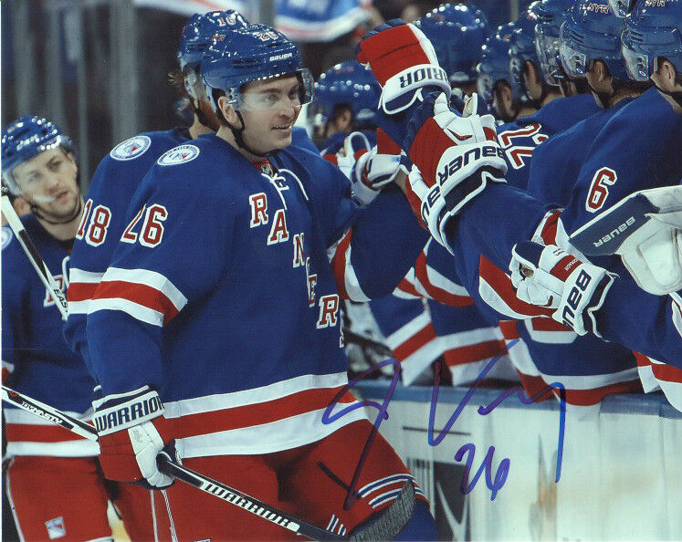 New York Rangers Jimmy Vesey Autographed Signed 8x10 Photo Poster painting COA D