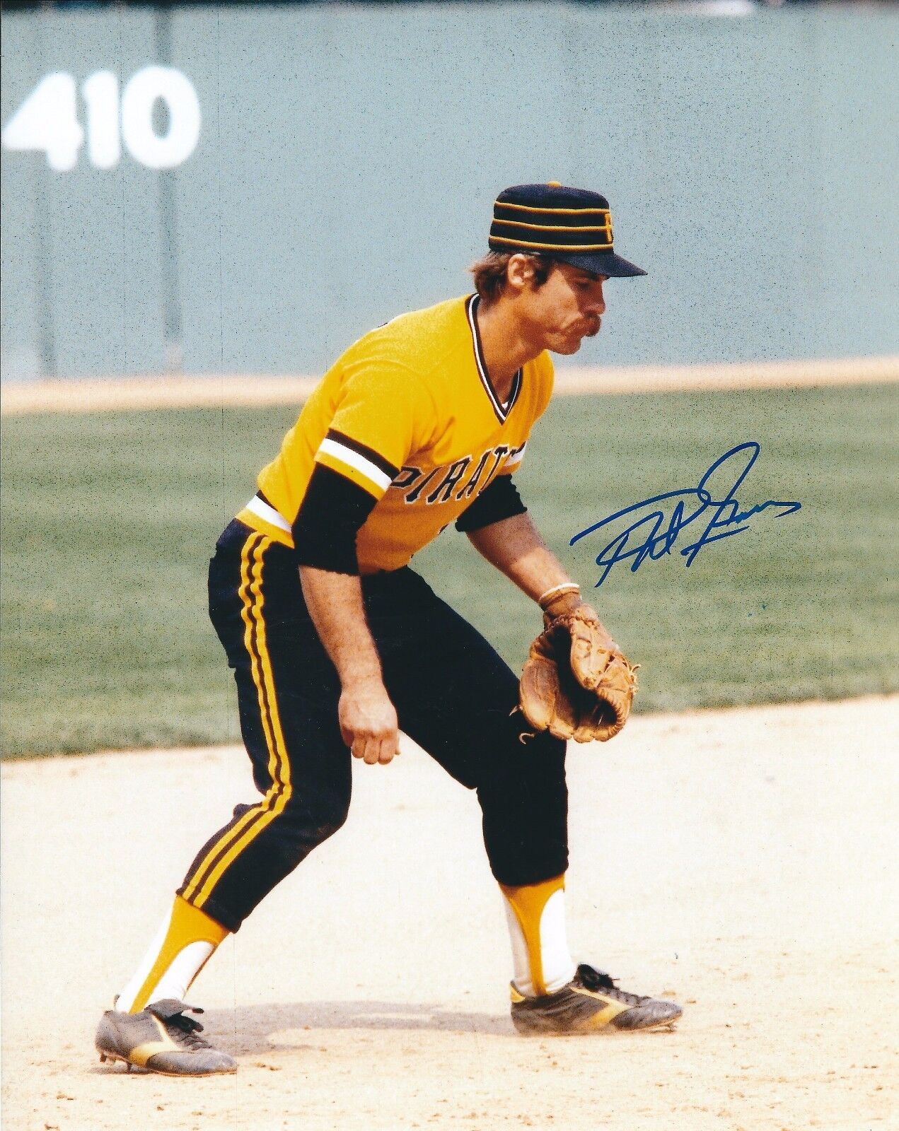 Signed 8x10 PHIL GARNER Pittsburgh Pirates Autographed Photo Poster painting w/ Show Ticket