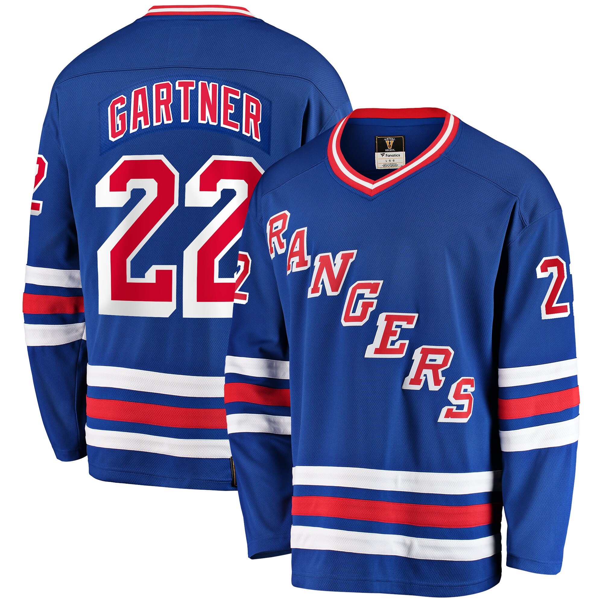 Mike Gartner New York Rangers Fanatics Premier Breakaway Retired   Jersey &ndash; Blue mysite