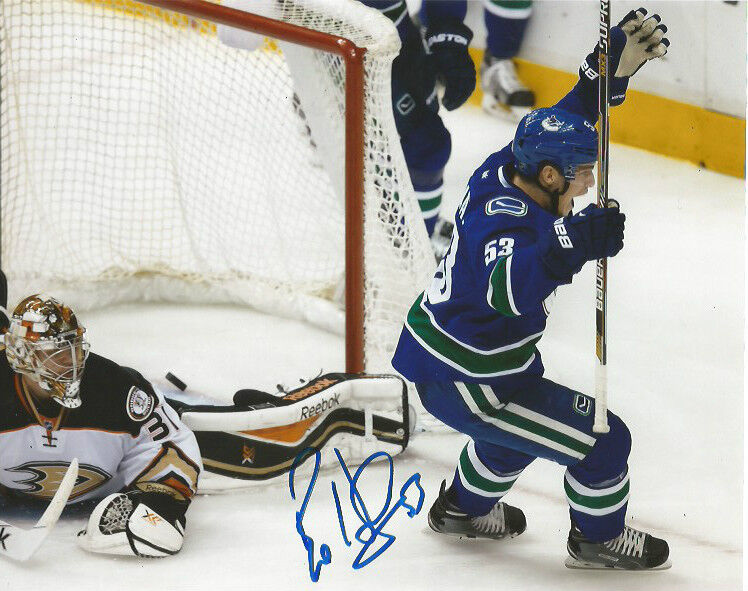 Vancouver Canucks Bo Horvat Signed Autographed 8x10 NHL Photo Poster painting COA BB