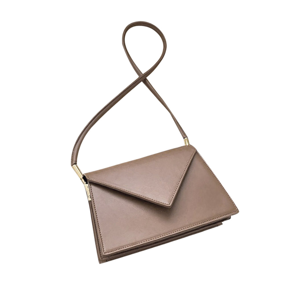 

Simple PU Crossbody Shoulder Bag Women Flap Messenger Handbag Purse -Camel, 501 Original