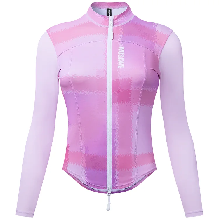 WOSAWE Women‘s Reflective Long Sleeve Cycling Jersey Breathable 