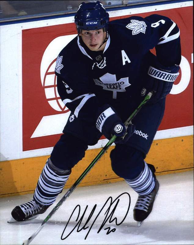 Colby Armstrong signed NHL hockey 8x10 Photo Poster painting W/Cert Autographed A0003