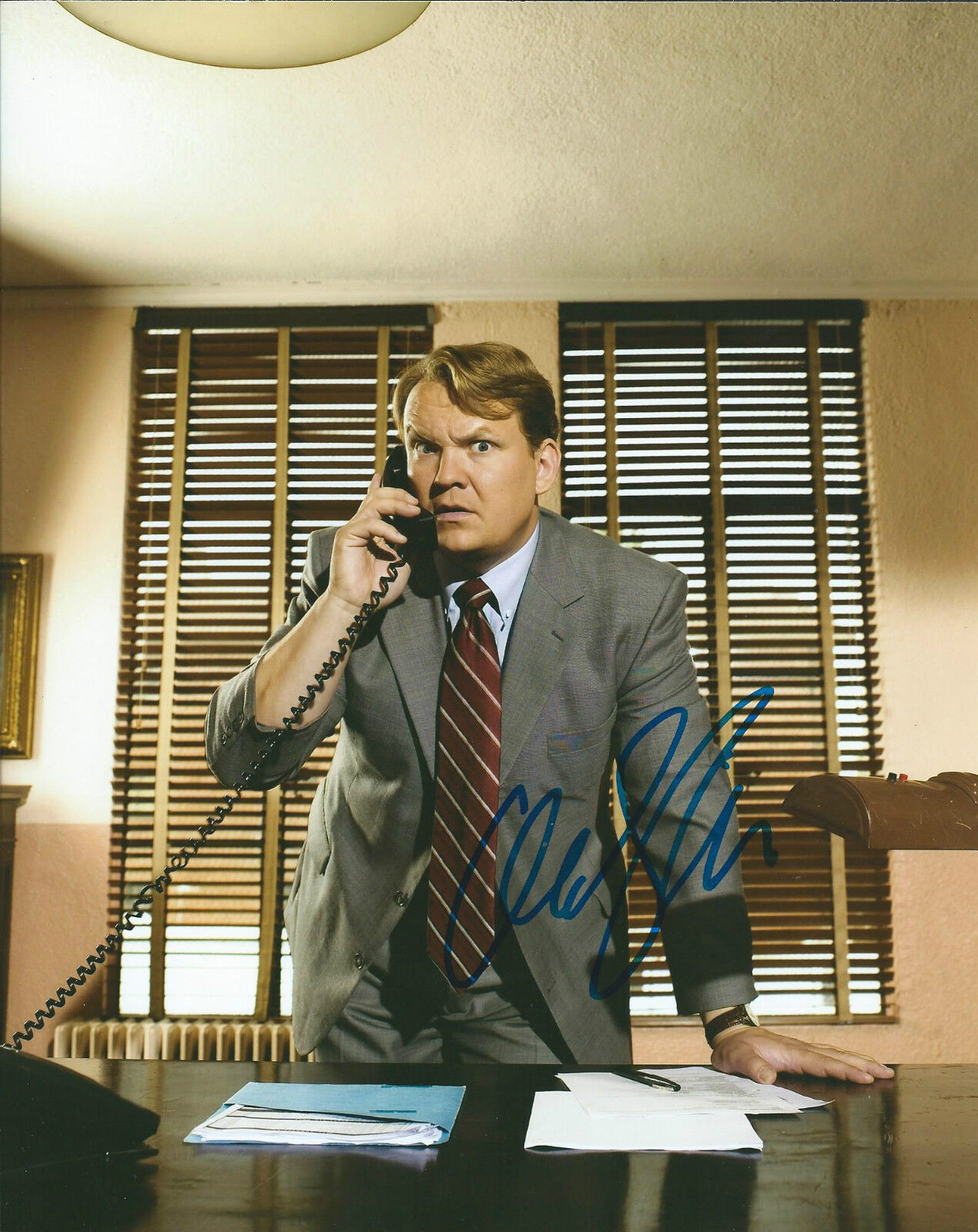 **GFA Conan on TBS *ANDY RICHTER* Signed 8x10 Photo Poster painting AD4 COA**