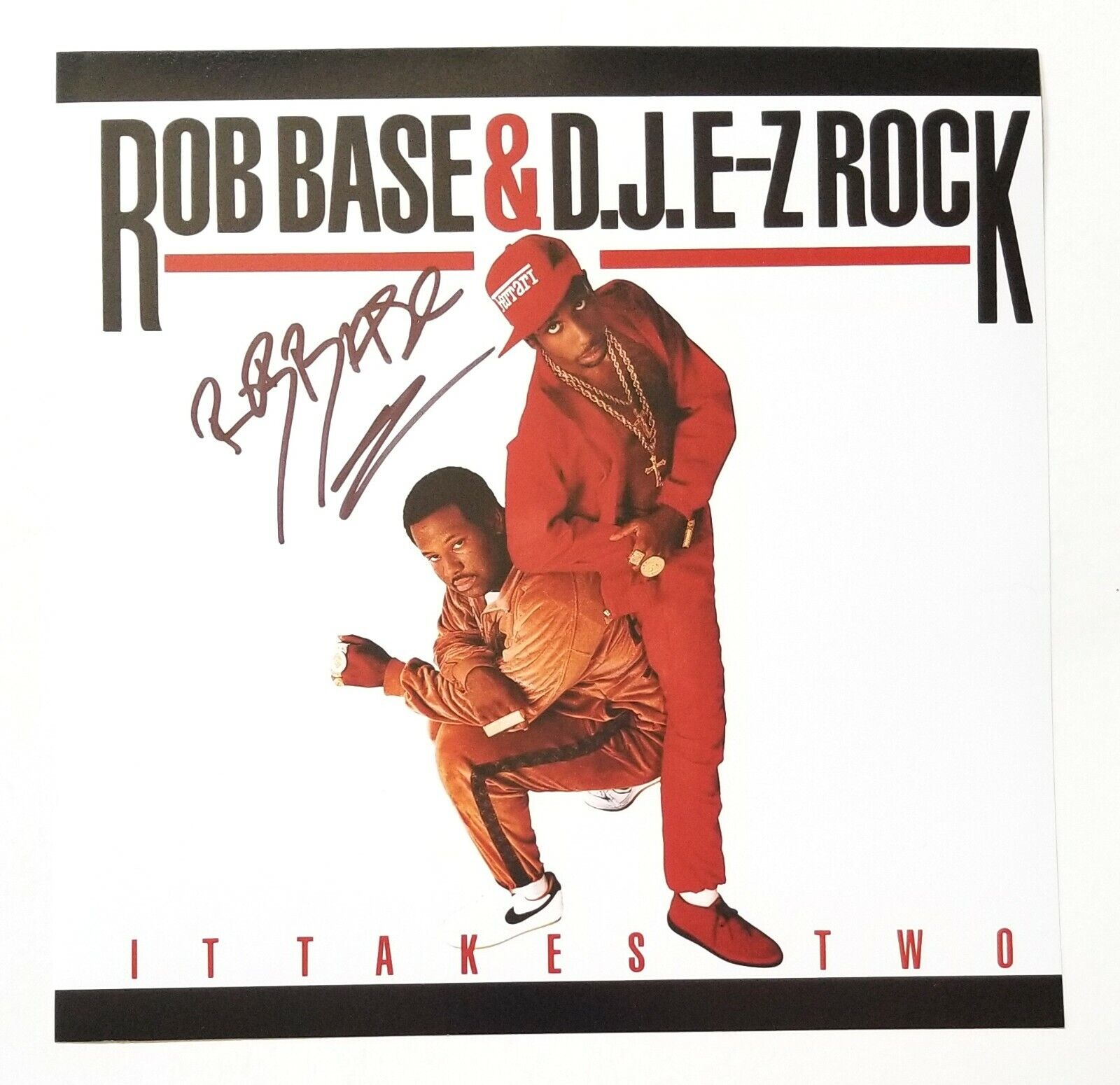 Rob Base REAL hand SIGNED 11x11 It Takes Two Photo Poster painting #1 COA Autographed