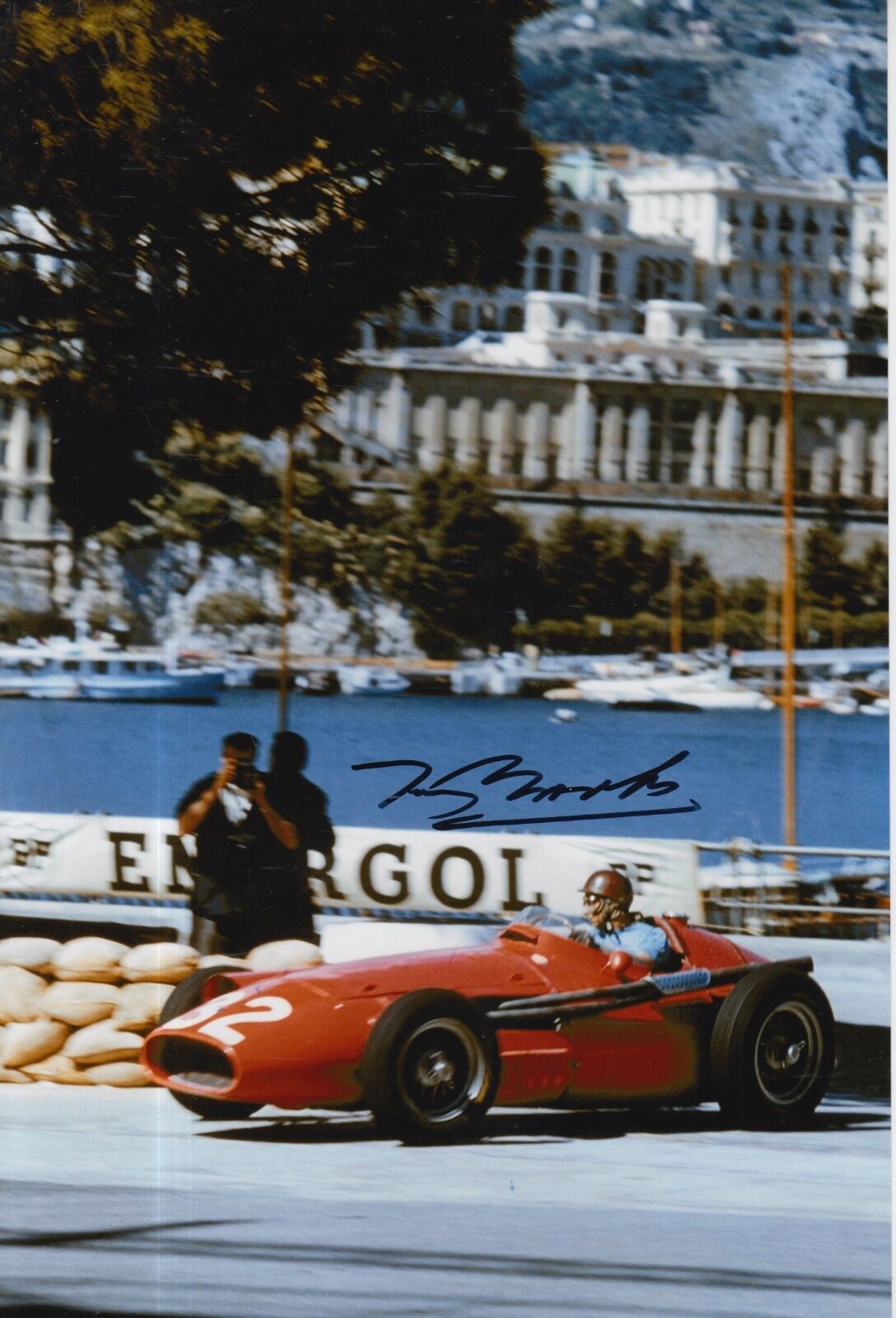 Tony Brooks Hand Signed Ferrari F1 12x8 Photo Poster painting 1.