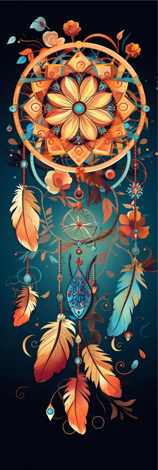 Dreamcatcher-11CT Stamped Cross Stitch-30*80cm(Canvas)