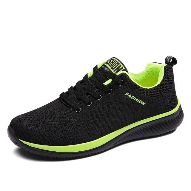 WIENJEE 2021 Mesh Men casual shoes Summer Breathable Sneakers Comfortable Lightweight Walking Footwear Male Running Sport Shoes