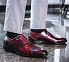 Men's leather handmade Brogue Oxford Shoes -Dress Shoes