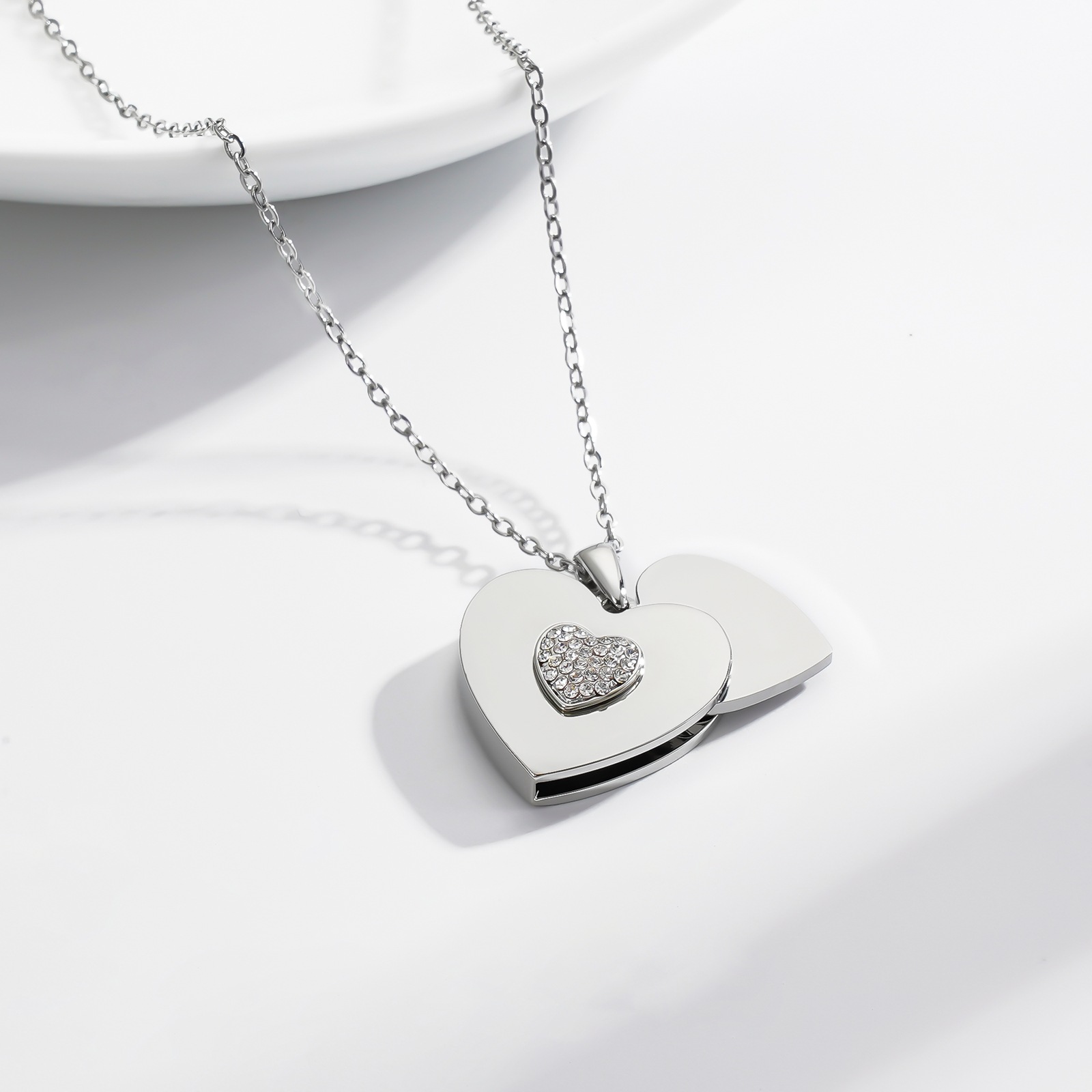 Loveyoufancy Send a Message of Love with Loveyoufancy Personalized Envelope Pendant Necklace