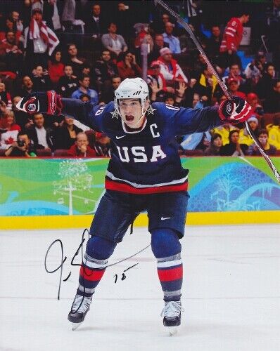 Jamie Langenbrunner Signed - Autographed Team USA 8x10 inch Photo Poster painting