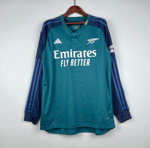 2023/2024 Arsenal Third Away Long Sleeve Thai version Football Shirt Thai Quality