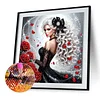 Red Rose Beauty-Special Shaped Diamond Painting