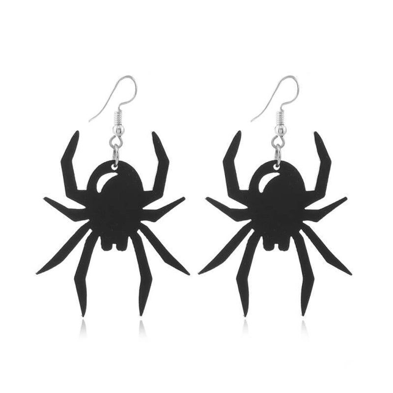 6 Pieces Gothic Cat Spider Alloy Women’S Drop Earrings 1 Pair