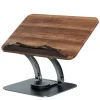 Reading Stand, Adjustable Shelf with 360&deg; Rotating Base with Elastic Clips for Sheet Music, Cookbooks, Tablets, Laptops