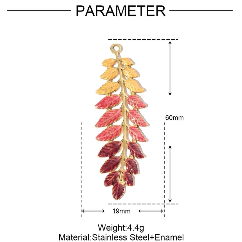 3 PCS/Package 32*37mm 304 Stainless Steel Flower Pendant Jewelry Accessories