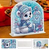 Christmas Acrylic DIY 5D Diamond Art Painting Napkin Holder Set (Polar Bear)