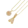 ✨Collier avec pendentif lettre de l'alphabet en or💕