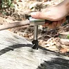 Hand Auger Wood Drill Multifunctional Mini Manual Wood Drill for Outdoor Camping