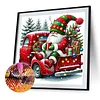 (40*40cm)Christmas Gnome - Full Round Drill Diamond Painting