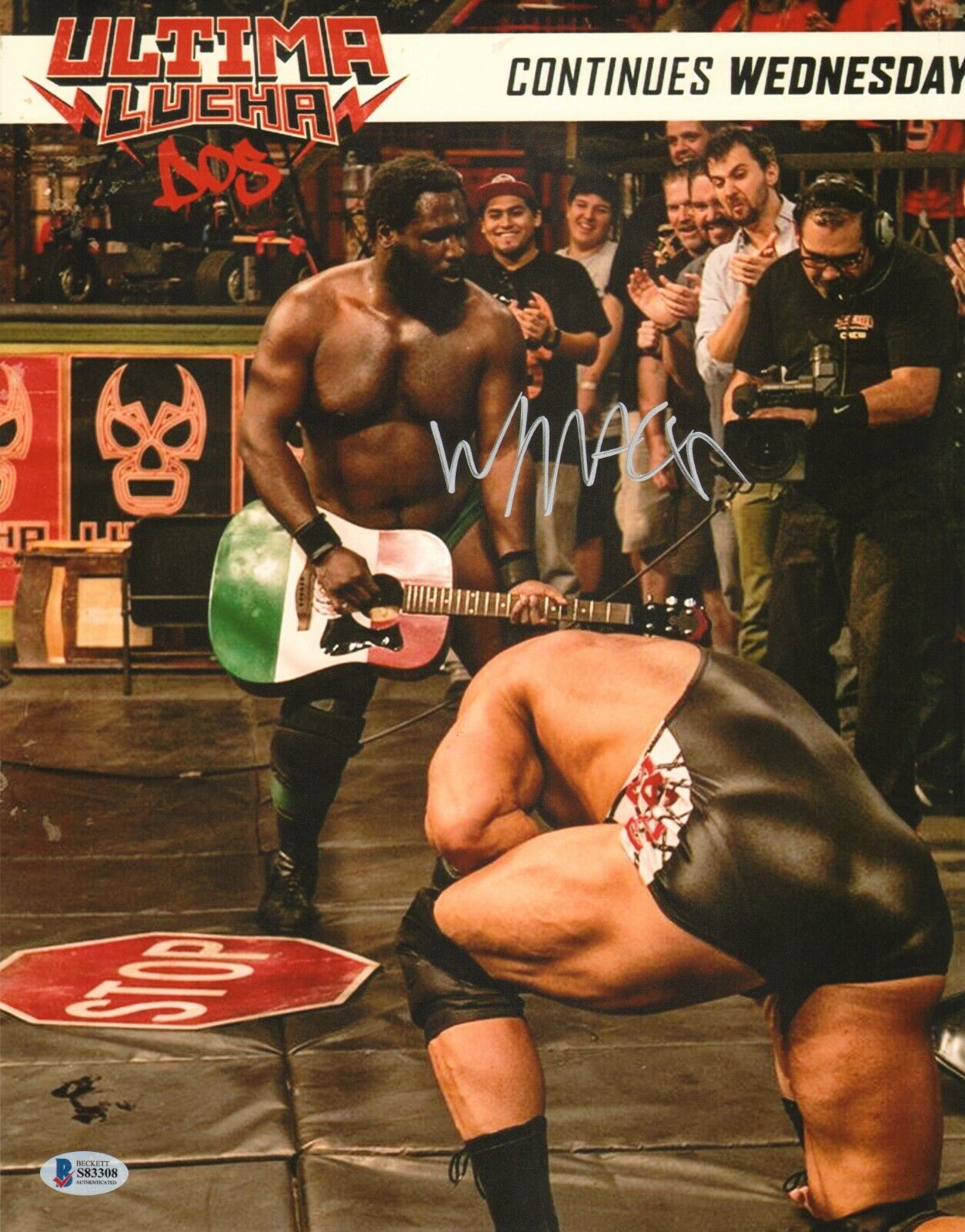 Willie Mack Signed 11x14 Photo Poster painting BAS COA Lucha Underground Impact Pro Wrestling 08