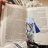 DIY Cat Special Shaped Diamond Painting Leather Bookmarks with Tassel Gifts