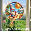 Summer Gnome DIY Diamond Painting Hanging Pendants Acrylic Crafts Kit for Home Wall Decor