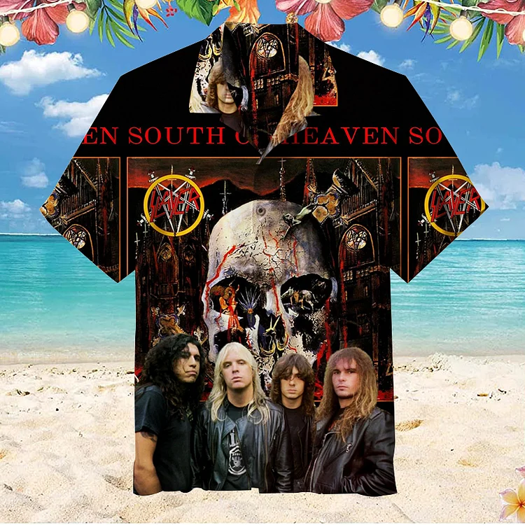 Slayer | South Of Heaven | Unisex Hawaiian Shirt