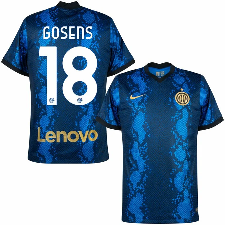 Inter Mailand Robin Gosens 18 Home Trikot 2021-2022