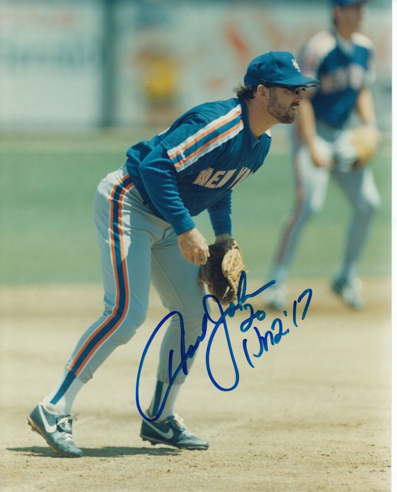 Howard Johnson #0 8x10 Signed w/ COA New York Mets 033119