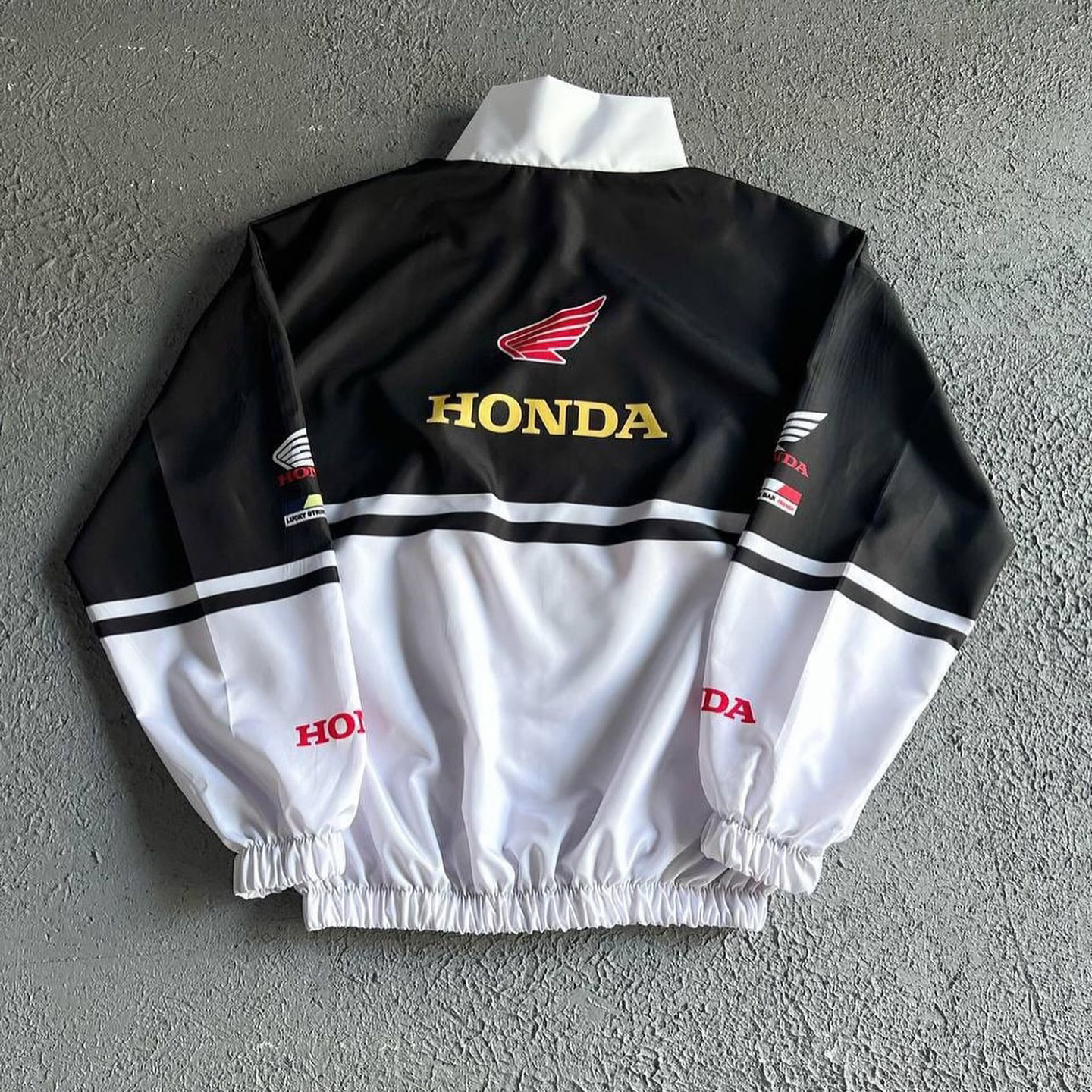 Unisex Classic Team Logo Retro Racing Jacket