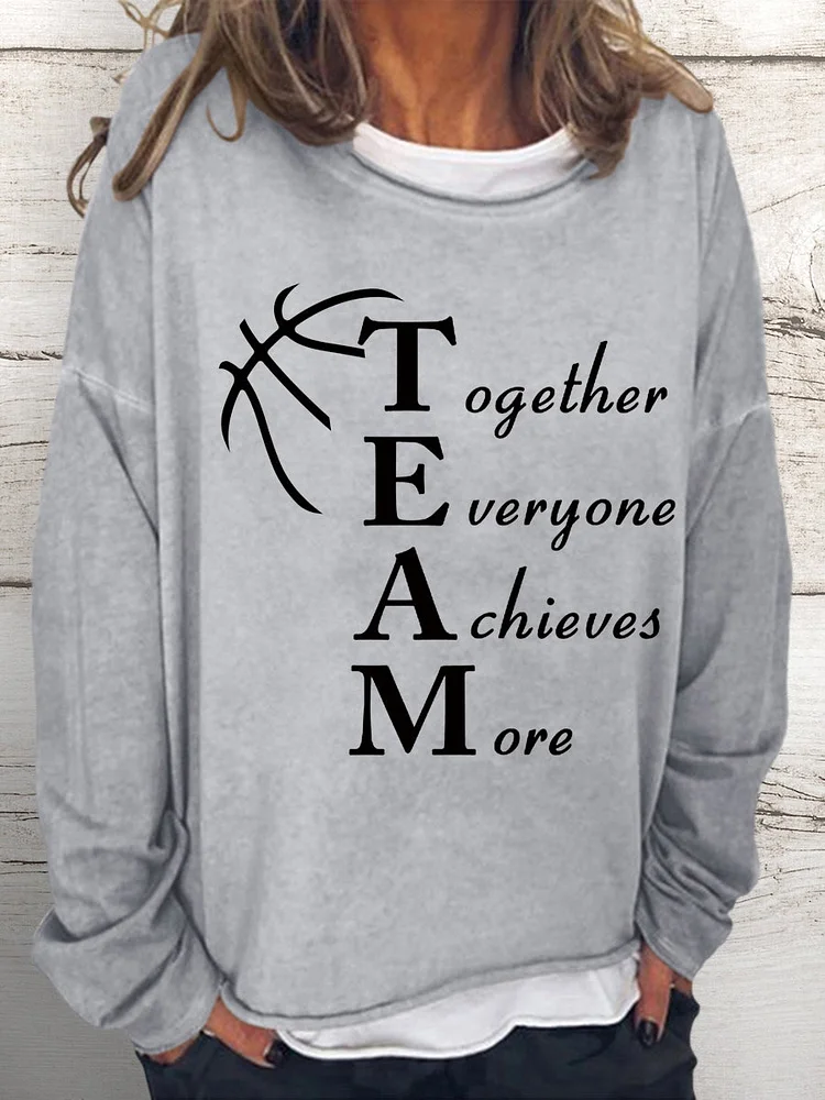 Together Everyone Achieves More Basketball  Sweatshirt-012336-Annaletters