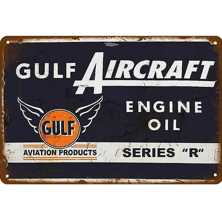 Gulf Oil - Vintage Tin Signs/Wooden Signs - 20*30cm/30*40cm
