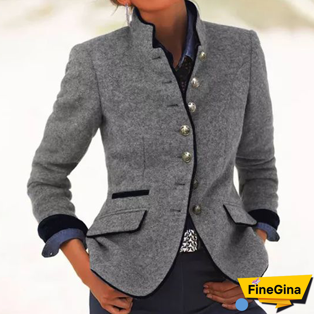 Grey Long Sleeve Cardigan