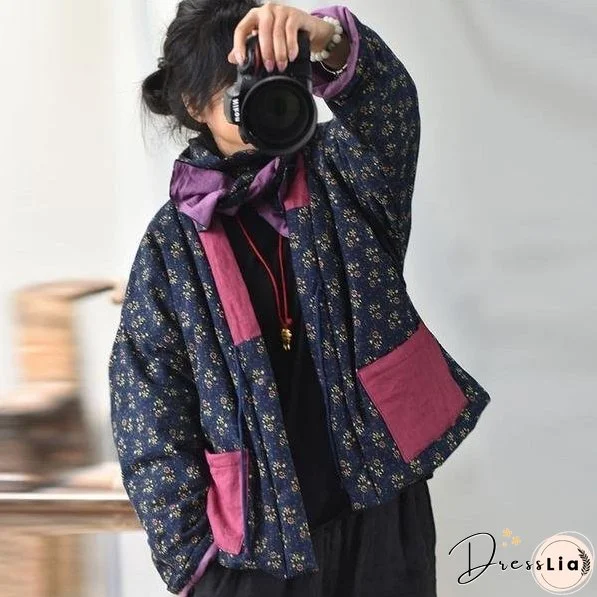 Warm Parkas Lace Up Coat Women Simple Leisure Parkas