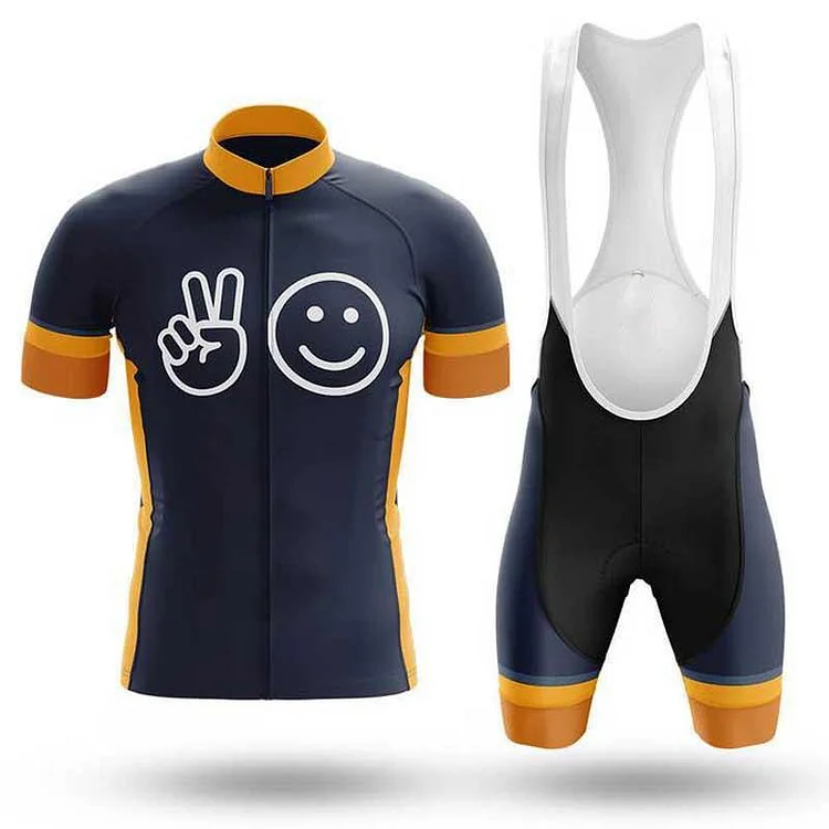 Hit Your Brakes Not People Men's Short Sleeve Cycling Kit