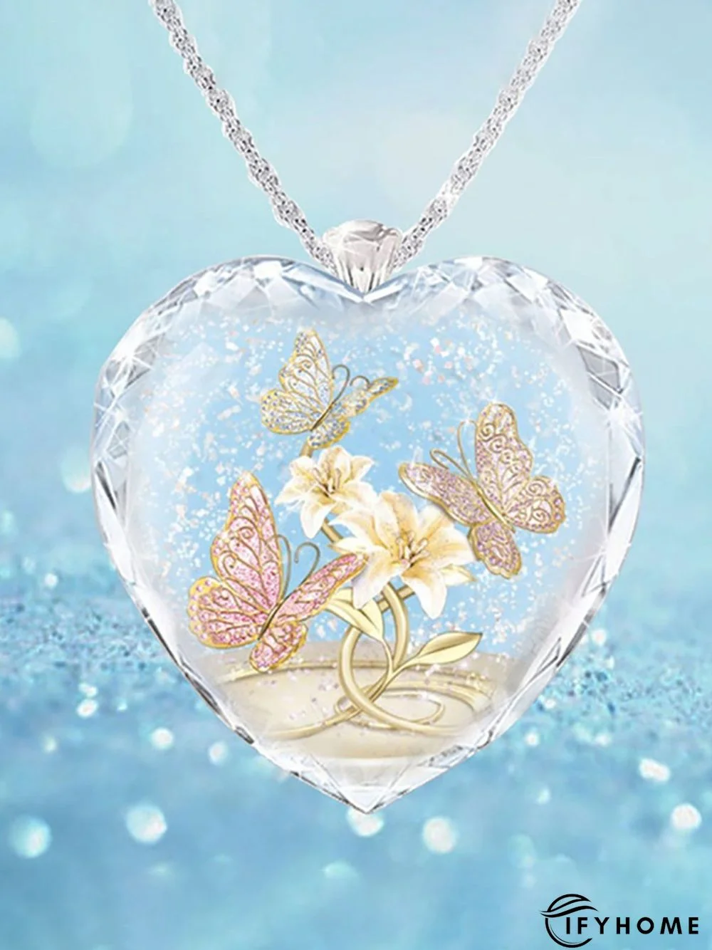 Crystal Butterfly Necklace | IFYHOME