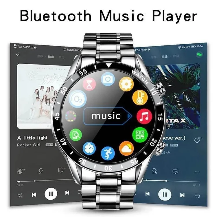 Luxury Men's/Women's Watch Bluetooth Call IP67 Waterproof