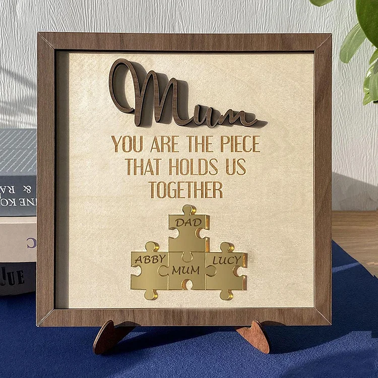 Wondeful Personalized Wooden Puzzle Sign