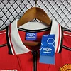 1998-2000 Retro Manchester United Home Long sleeve Football Shirt 1:1 Thai Quality