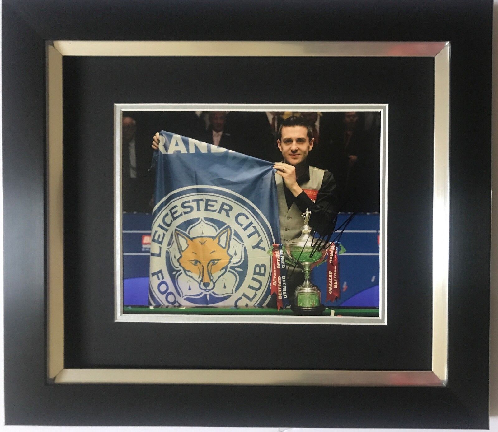 MARK SELBY HAND SIGNED FRAMED Photo Poster painting DISPLAY SNOOKER.