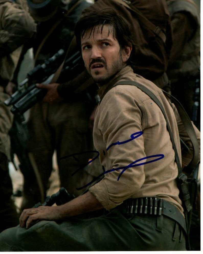 Diego luna signed autographed star wars rogue one cassian andor Photo Poster painting