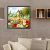Diamond Painting -DIY Round Drill House Flowers(40x40cm)