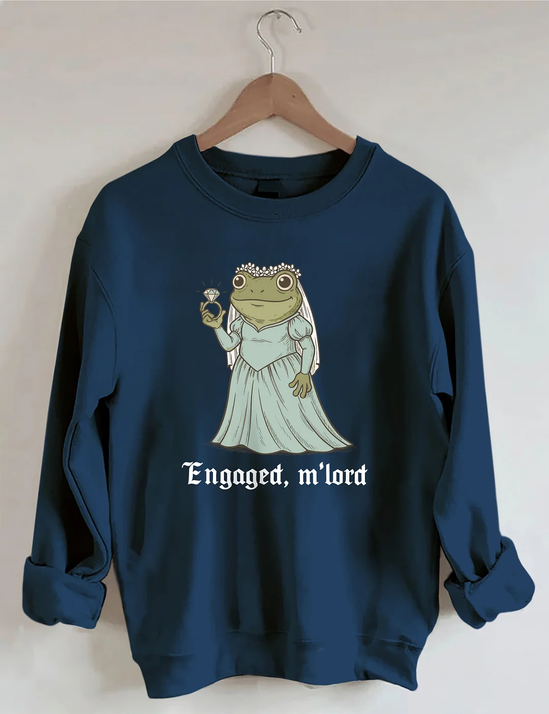 Funny Frog Engagement Sweatshirt