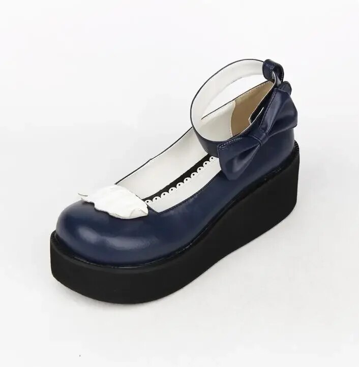 VCshoesWoman Mori Girl Lolita Cosplay Shoes Lady High Heels Pumps Women Princess Dress Party Shoes 6cm